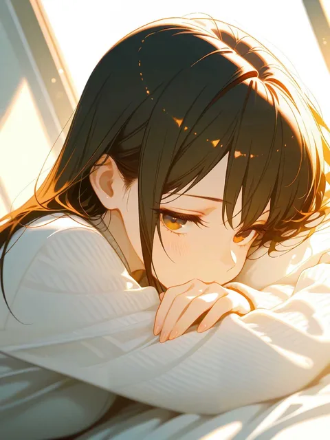 春の物語、春の光、静かな時間、やさしい雰囲気、繊細なイラスト