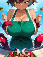 ミキ「私の脚で作ったたこ焼きたべる？」