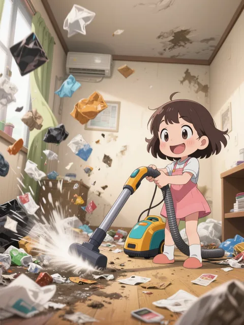 ぜーんぶ吸いこめー!🎶