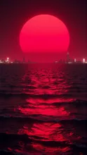 海辺の夕暮れ