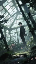 廃屋の植物園