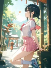 龍を見上げて