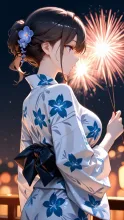 夏祭りの夜