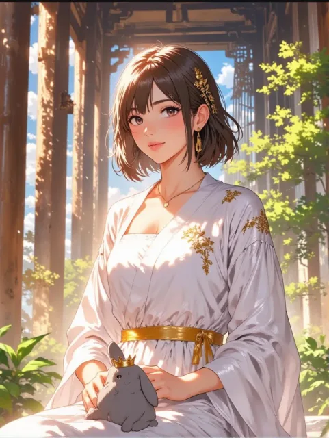 ナイルの女王な紅夜さんと子うさぎ