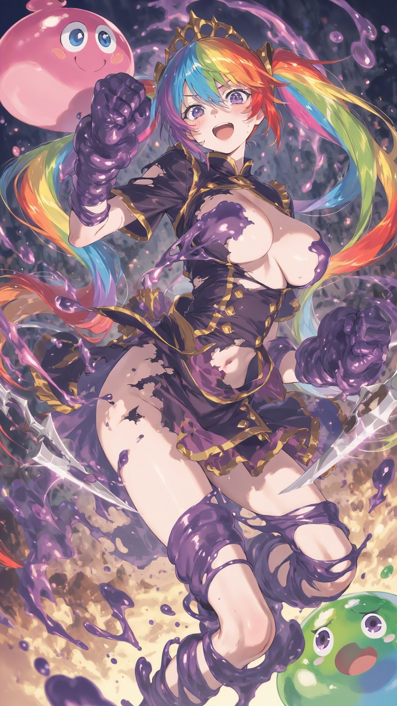 第10話 歪みの観察者〜決戦〜(身体の一部になって…この力なら！) ？？？:またね…リン…… — 零さんのAIイラスト