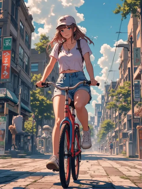 自転車女子