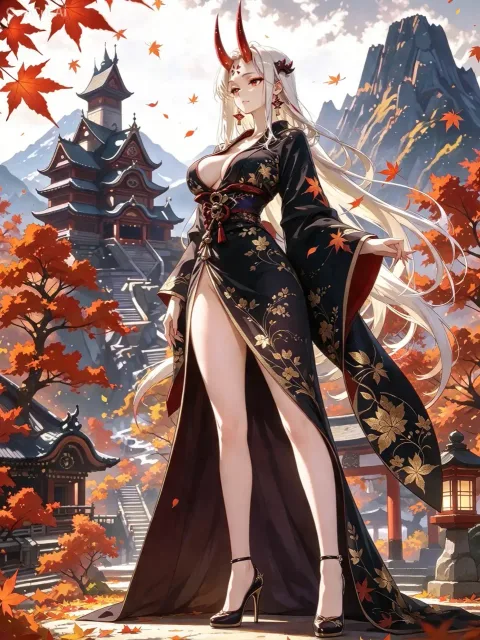 鬼姫の美脚