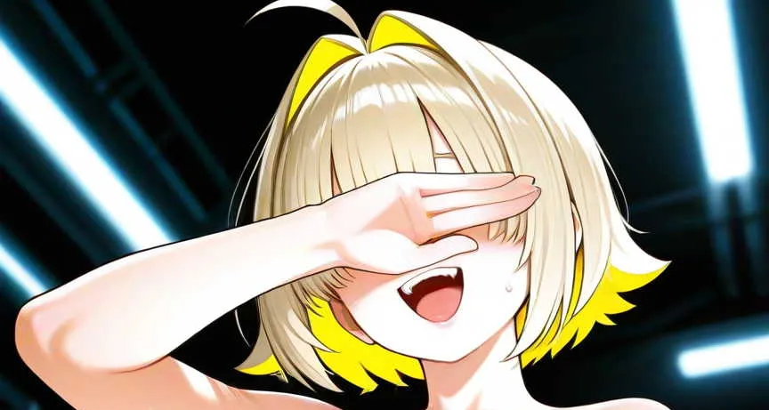 何故手で隠すの?