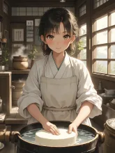 豆腐屋の少女