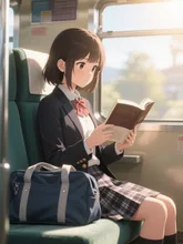 画像生成チャレンジ·電車通学🚃 の投稿作品
