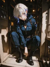潜む