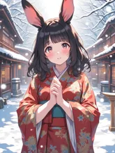 一緒に行こ — みゅげさんのAIイラスト