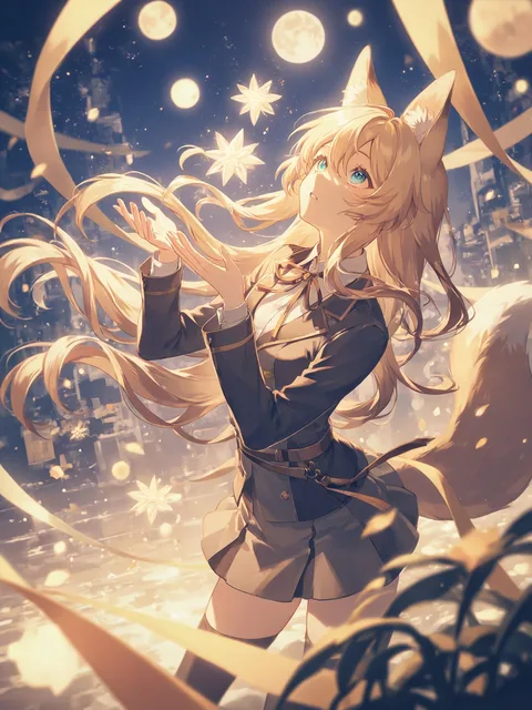 星が煌めく