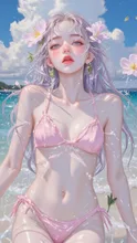 ビーチ — SUPP-kanMさんのAIイラスト
