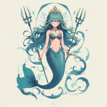 二刀流の人魚