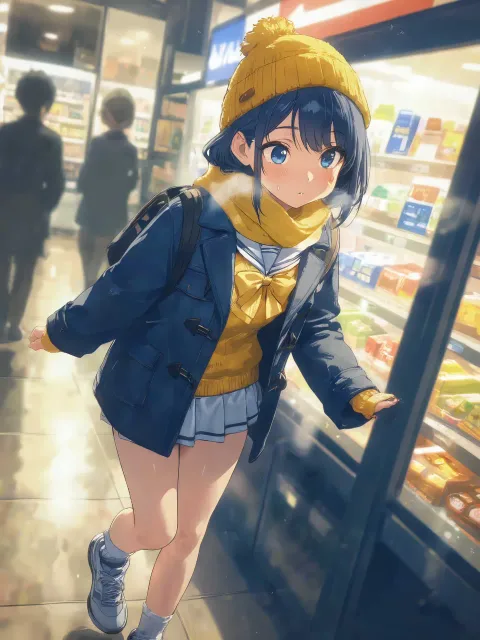 温かい物買って帰ろ