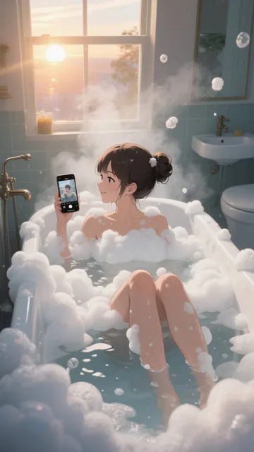 泡に溶けるひととき