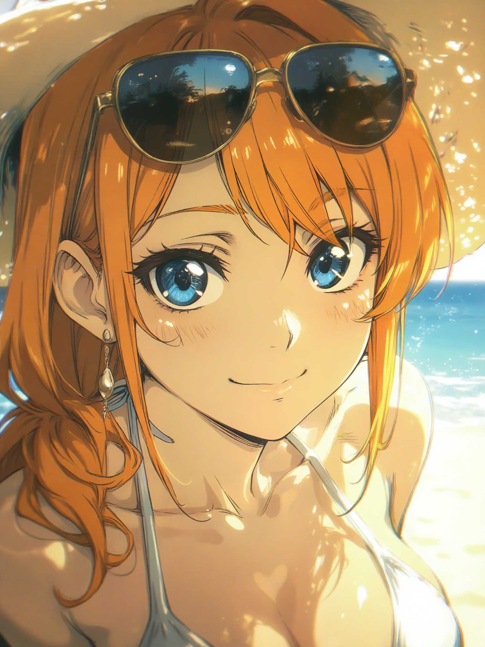 サングラス美女