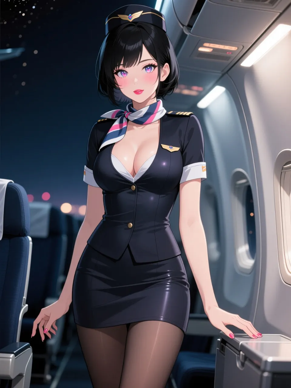 このユニフォーム。きつっ。ちょっと何見てるの?…っ触らないで。 — しんのすけさんのAIイラスト