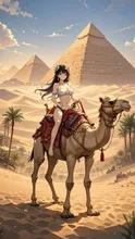 砂漠の美女