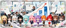 実業家のちびキャラ