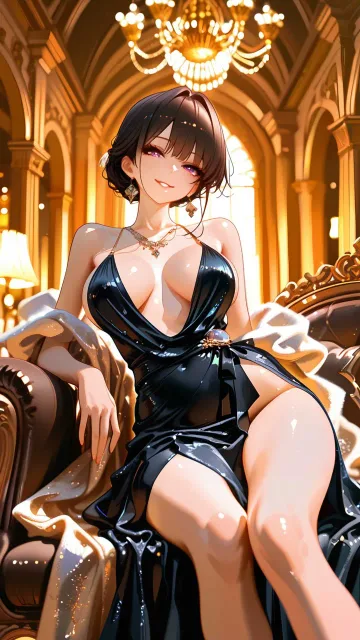 highres、anime illustration - こたつ vs 暖炉