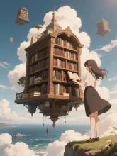 空飛ぶ移動図書館