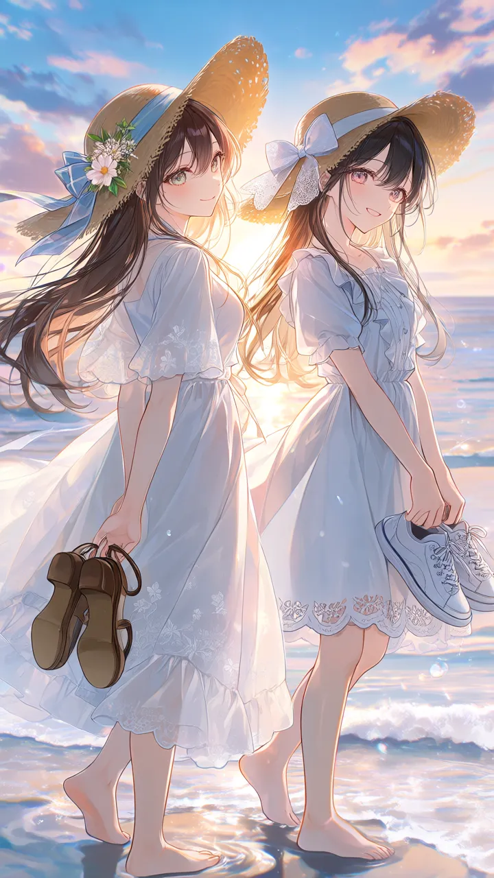P　潮風とワンピース — サトリさんのAIイラスト