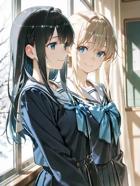 A fanciful and cute school… - 委員長 vs 転校生