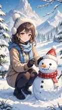 雪だるまできた☃️