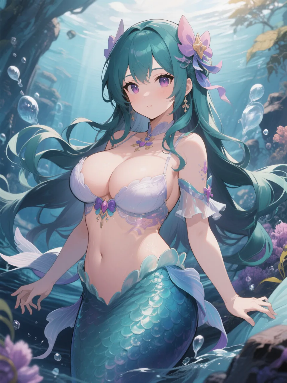 美しい人魚姫 — ちいさんのAIイラスト