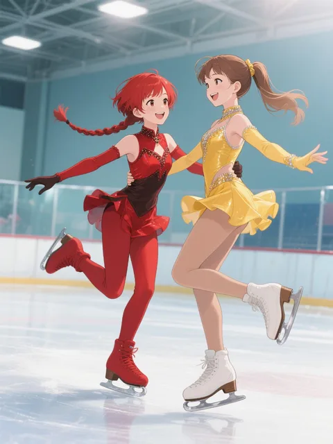 双子とフィギュアスケート