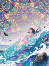 色に漂う