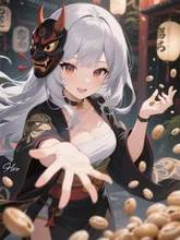 豆まき
