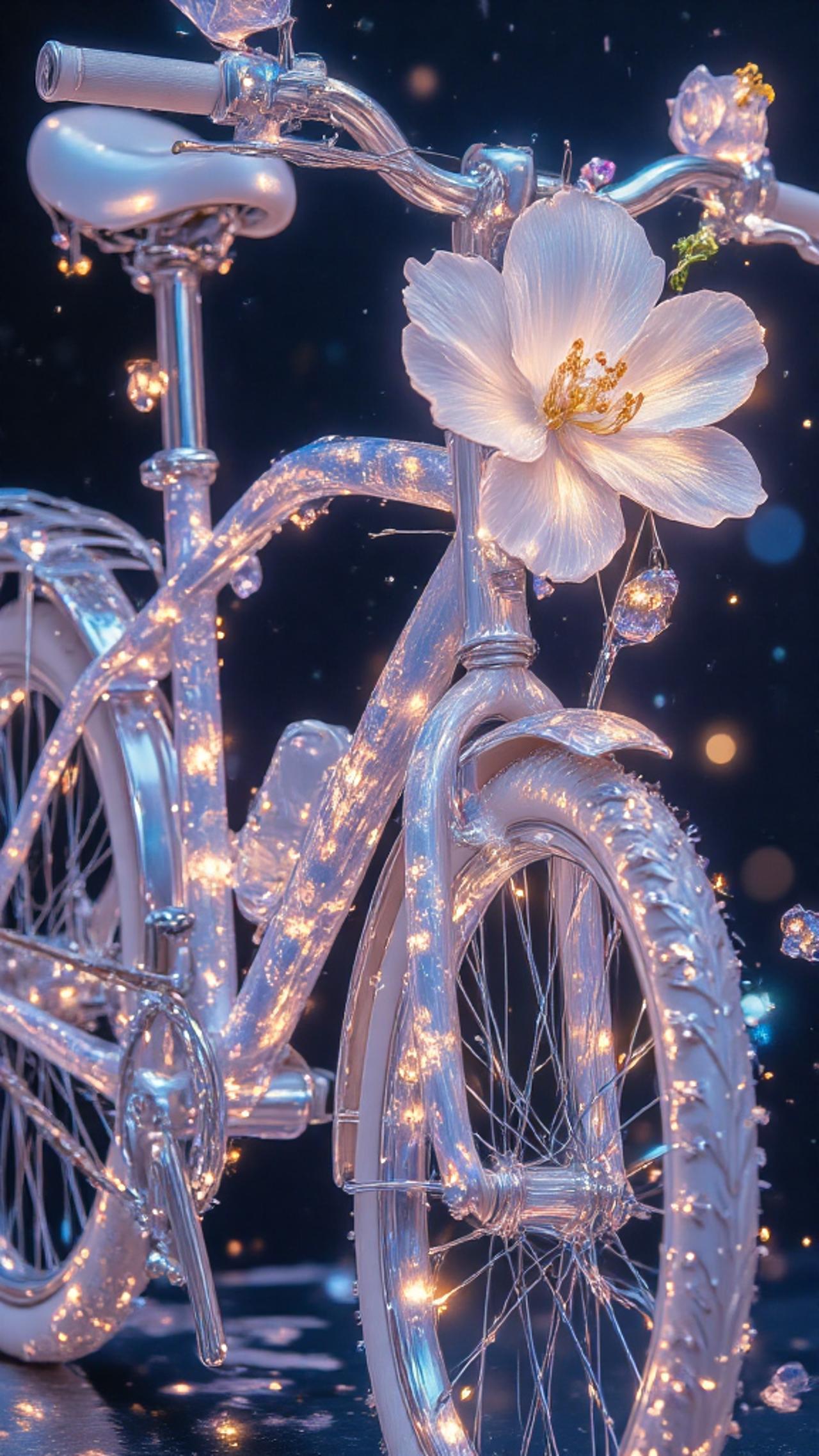 実家の自転車です