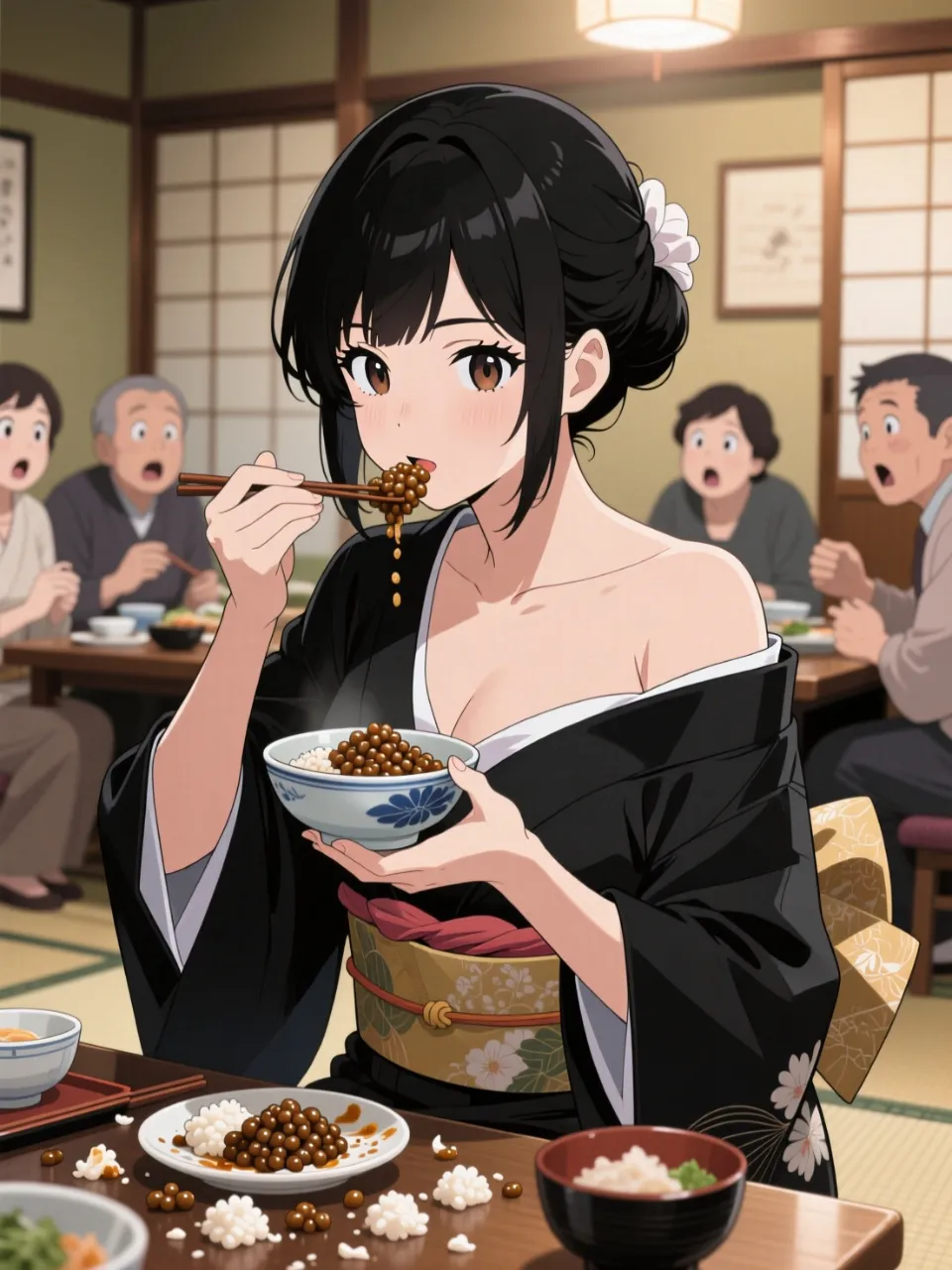 これ、納豆に見える? 甘いわね、チョコボールよ。 — 泥沼さんのAIイラスト