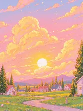 お友達とまた明日も遊ぶ約束をしたよ — エンダーガールさんのAIイラスト