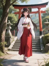 画像生成チャレンジ·巫女 の投稿作品