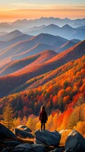 山頂から見える景色