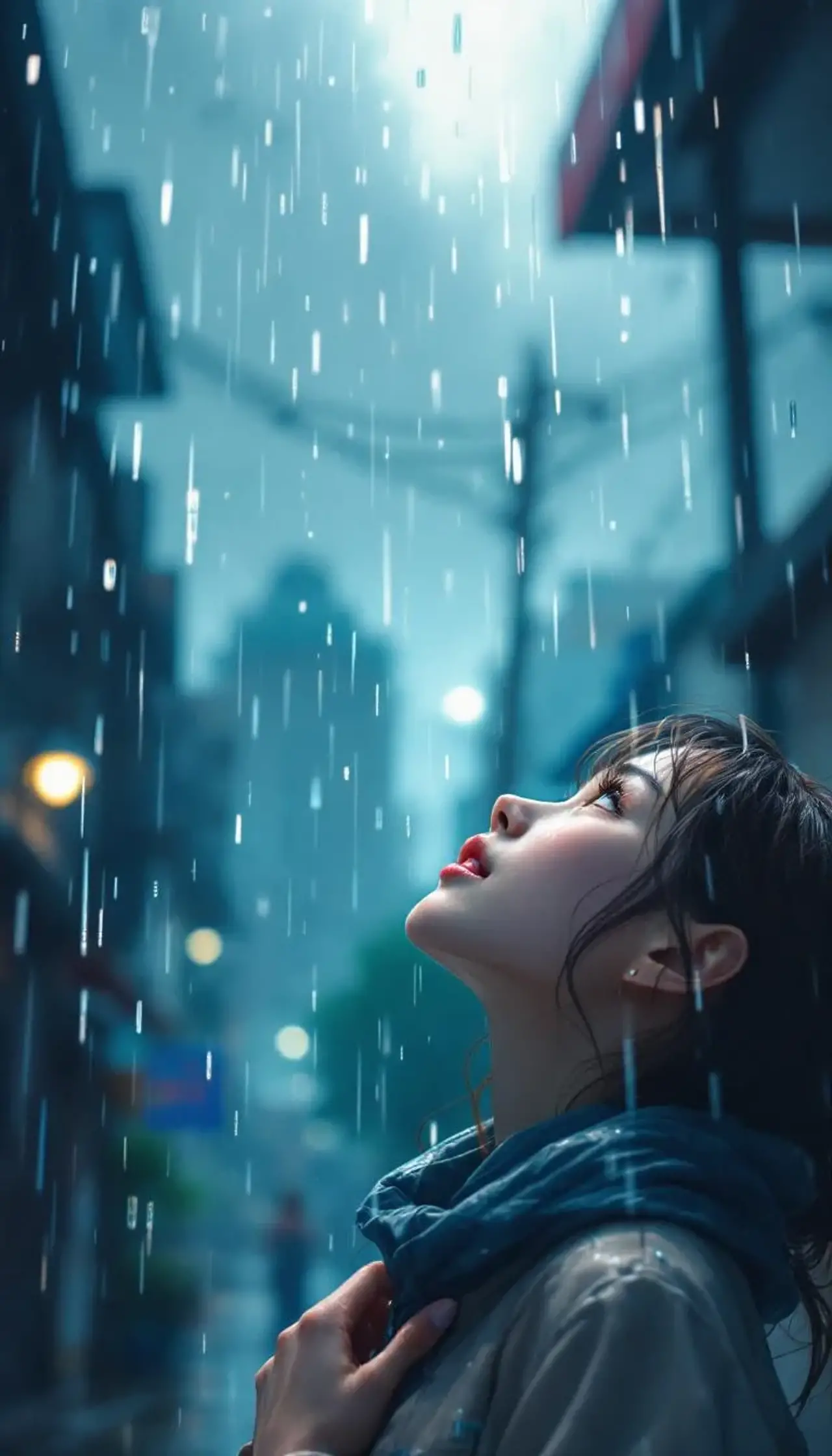 雨に打たれる少女 雨に打たれる少女 — SUPP59509422さんのAIイラスト