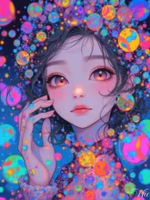ここは万華鏡のなか、綺麗 — mieさんのAIイラスト
