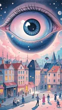 Surreal Horror of the Monstrous Celestial Eye