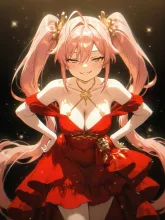 光栄に思いなさい! — パーティードレスイラストのAIイラスト|SUPPART