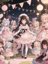 画像生成チャレンジ·ひな祭り の投稿作品