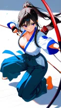 弓道部の彼女·凛と引き絞る、一瞬の美 の投稿作品