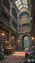 森奥の古い図書館