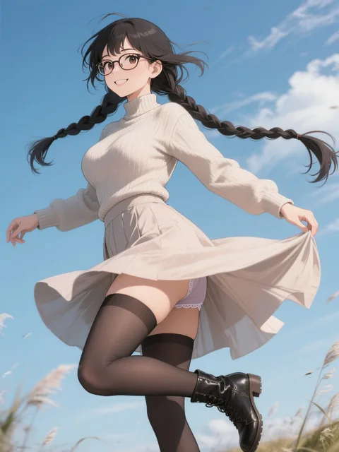 「穂蔵 灯子(ほのぐら とうこ)」パンチラ撮られる