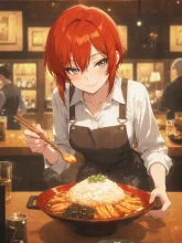 激辛大好き😍女子 — 韓国風イラストのAIイラスト｜SUPPART