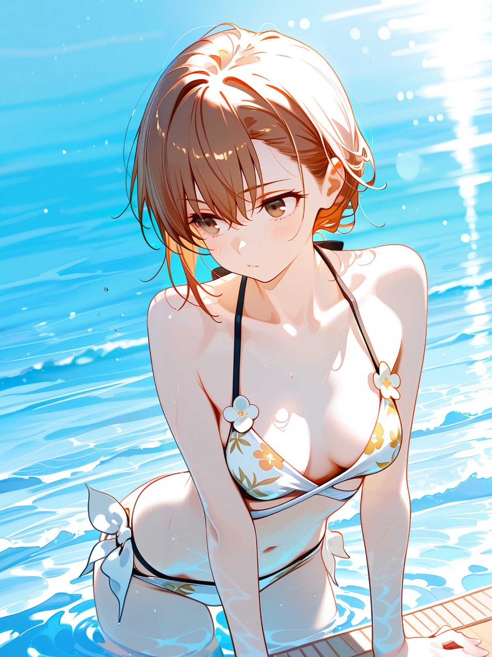 美琴ちゃんの初夏のサマーバケーションよ♡♪ — 香風さんのAIイラスト