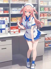 コンビニ店員の女の子